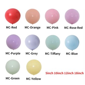 Macaron Balloons  5inch	10inch	12inch	18inch
