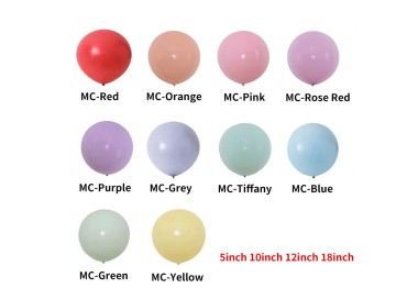 Macaron Balloons  5inch	10inch	12inch	18inch