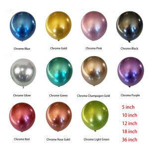Metallic Balloons  5 inch 10 inch 12inch 18 inch 36 inch
