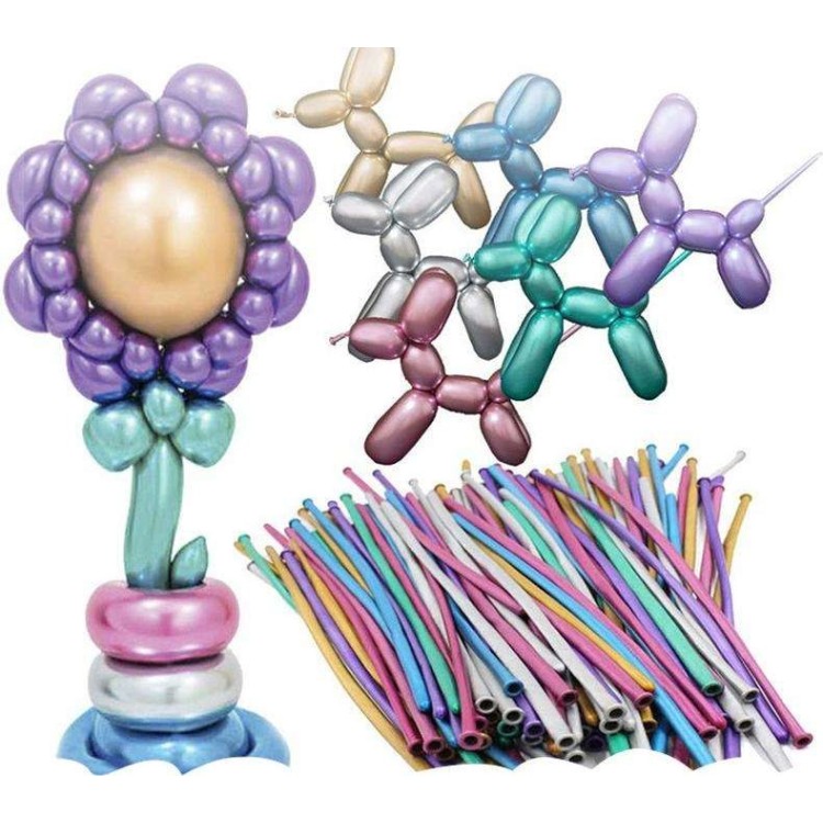 Chrome  Twisting Balloons