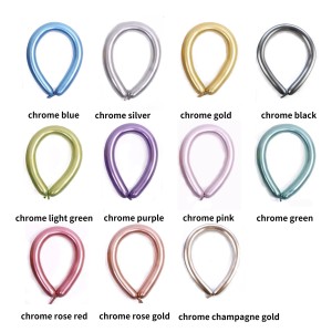 Chrome  Twisting Balloons