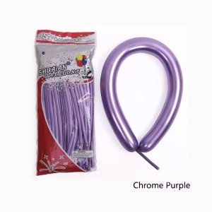 Chrome  Twisting Balloons
