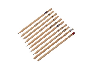 Wooden Pencil Set 2B/HB Lead Hardness Logo Promo