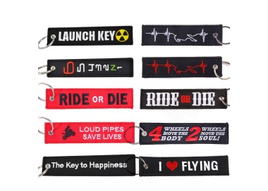 Factory Outlet Woven Key Rings Gifts Custom