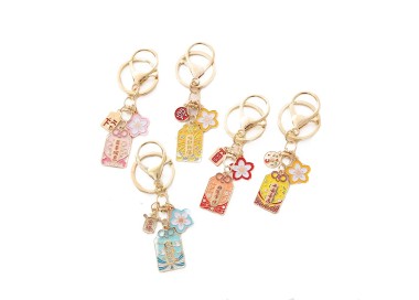 Creative Metal Flower Lucky Keychain